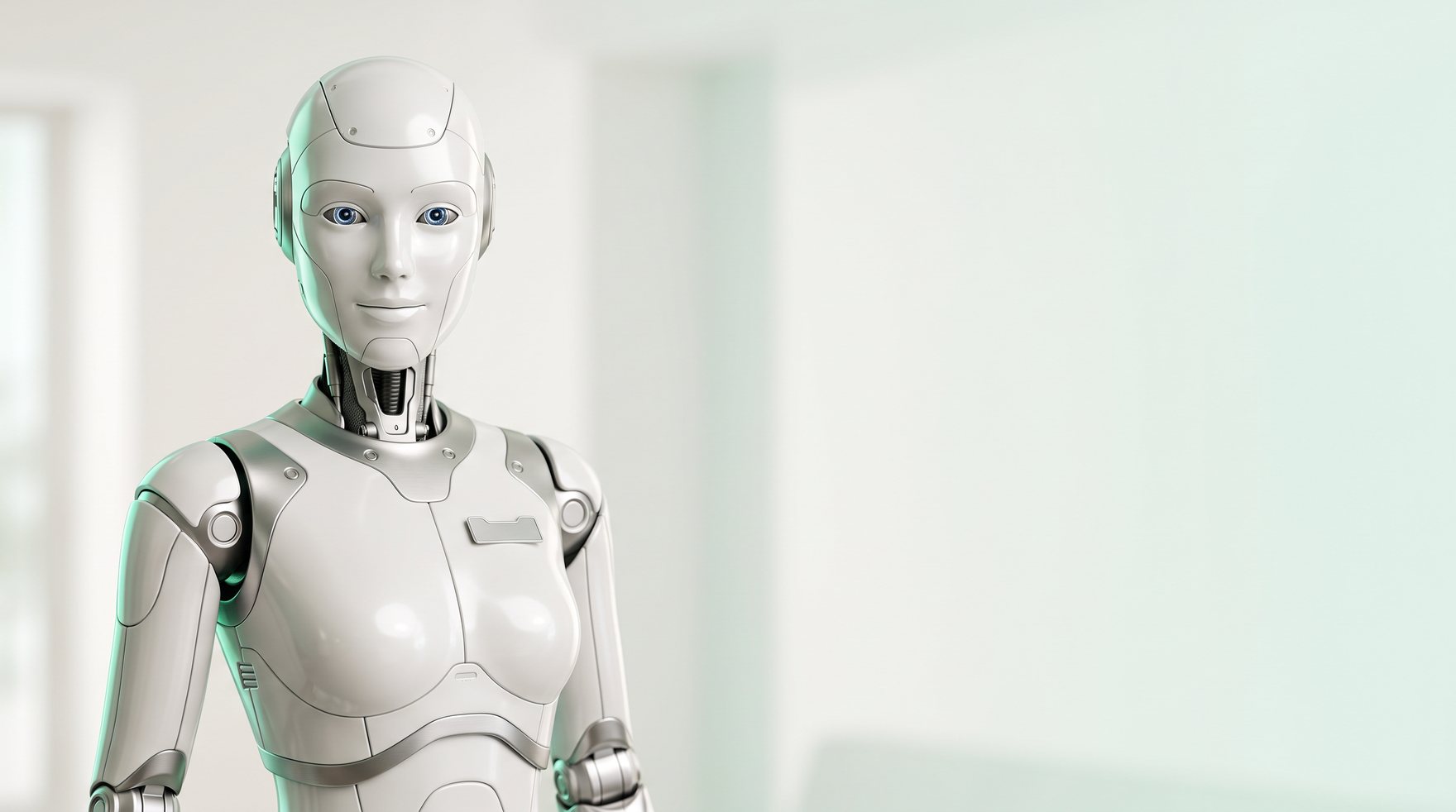 AI receptionist robot